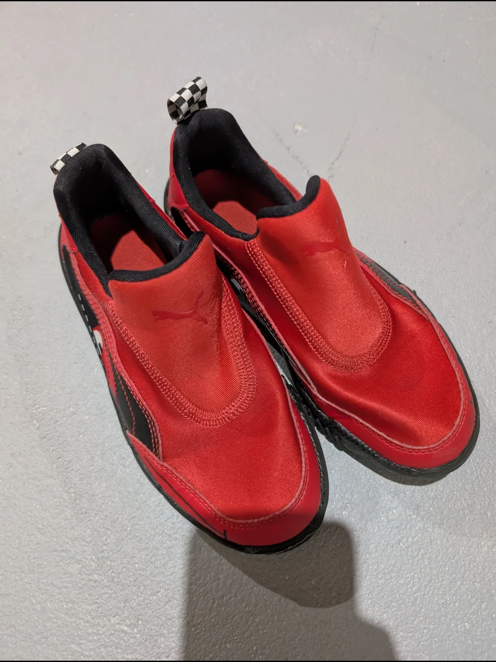 Puma Ferrari Kids Slip-On Red Racing Shoes 11.5 Childrens Boys Size - Picture 10 of 10